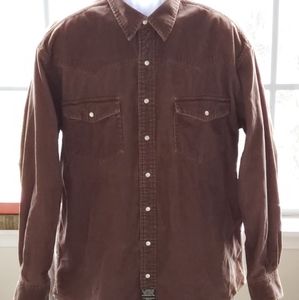 Men's 1994 Vintage Corduroy Western Shirt